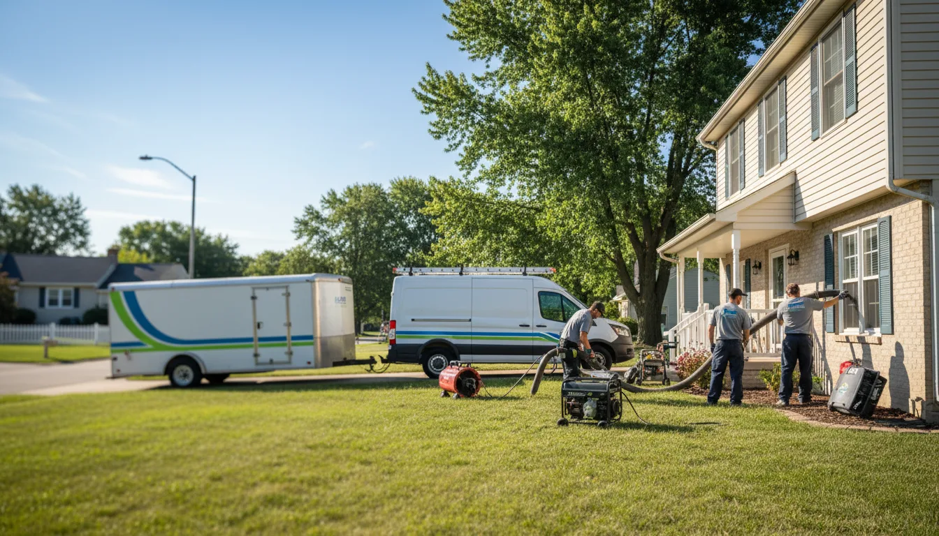 Flooded Basement Restoration And Cleanup With Repair in Rockbridge, OH near me